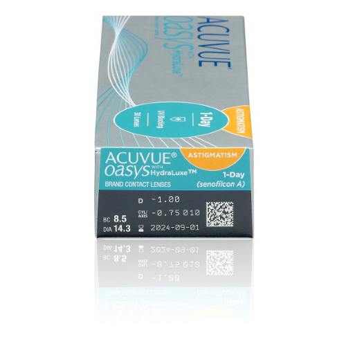 Buy 1 Day Acuvue Oasys With Hydraluxe For Astigmatism 30 Pack Contact